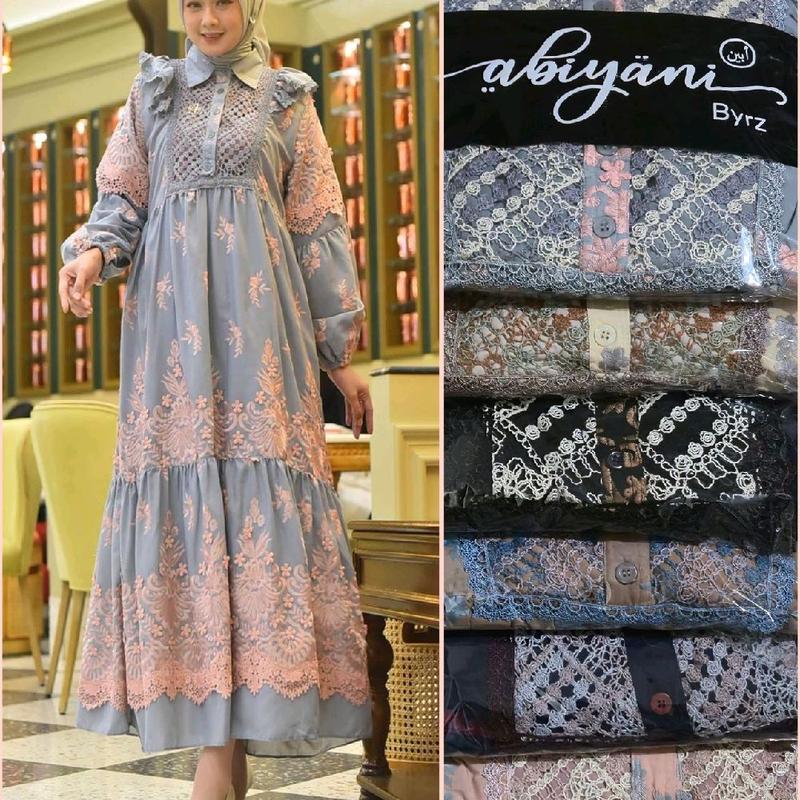 Dress random kode D Live jumat malam tgl 9 Mei Tebus Murah Fashion Muslim Devitafashion Gamis Midi Devitafashion 4