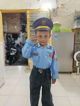 Product Review of SERAGAM PROFESI BAJU TNI ANGKATAN UDARA KOSTUM TENTARA UDARA ANAK from U**💯 2