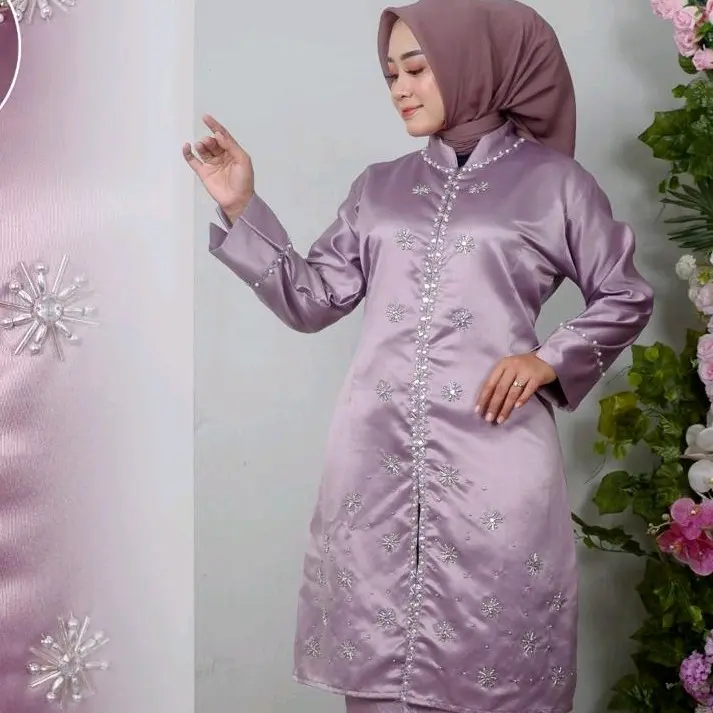 ILA ATASAN Terbaru tunik kalisma | tunik melayu | tunik bridal | tunik payet | tunik melayu payet | tunik mutiara | tunik kekinian | tunik kondangan | tunik ibu hajat | tunik jumbo | tunik mewah | kebaya tunik ibu hajat | kebaya melayu Wanita Panjang 5
