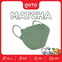 Gambar (Crazy Deal) Goto [COD] Eco Masker KF94 Earloop Face Mask Kesehatan KF94 4Ply Warna - GREY dari Goto Living Kota Tangerang 5 Tokopedia