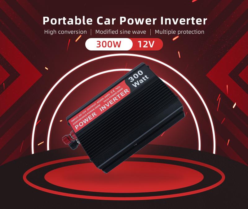 Product Introduction of Biến tần ô tô, Anern, 300W, Biến tần sóng điều chỉnh, Thiết Bị chuyển đổi điện, Thích hợp cho ô tô và sử dụng trên phương tiện, Biến tần chuyển đổi 12V DC sang 220V AC, Tương thích với các thiết bị di động khác nhau 6