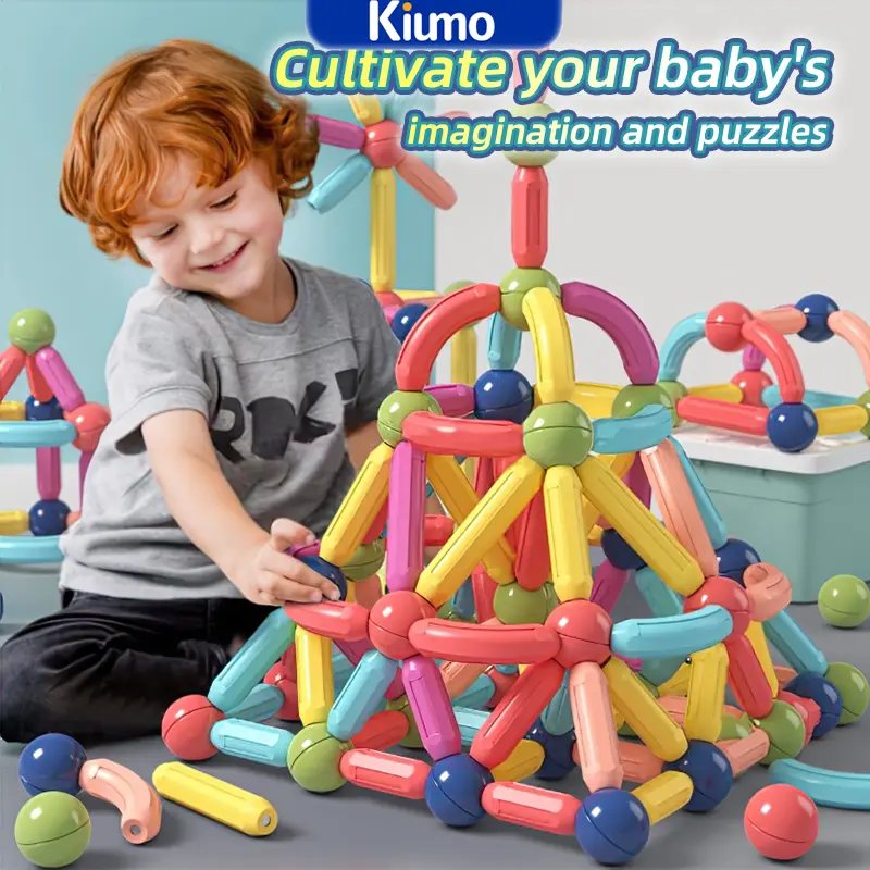 37/47/57/77/97/ 117/137PCS DIY Mainan Magnet Stick Balls Anak Dengan Kotak/Magnetic Building Blocks Edukasi Mainan Susun/Puzzle Kreatifitas Toys Edukasi Mainan Dengan Kotak
