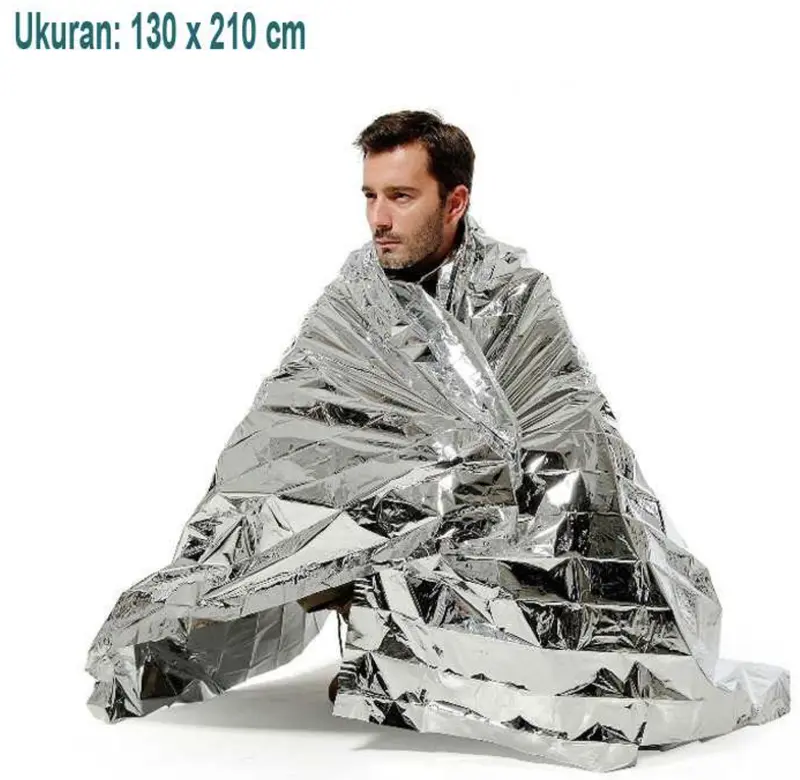 Selimut Darurat Emergency Blanket Thermal 130x210cm 0