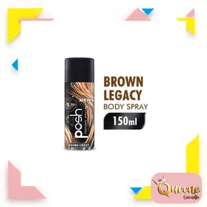 Posh Spray Cologne Men Brown Legacy Botol 150 ml Parfum Pria Terbaik