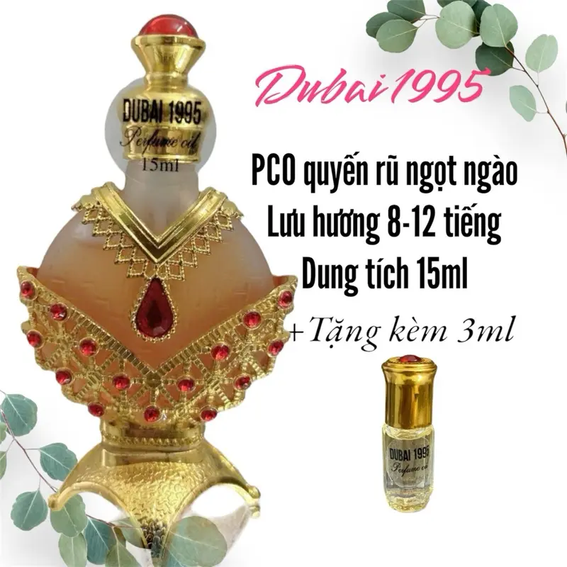[ Kèm 3ml ] Tinh dầu nước hoa (dành cho nữ) ngọt ngào quyến rũ 15ml Perfume Oil 0