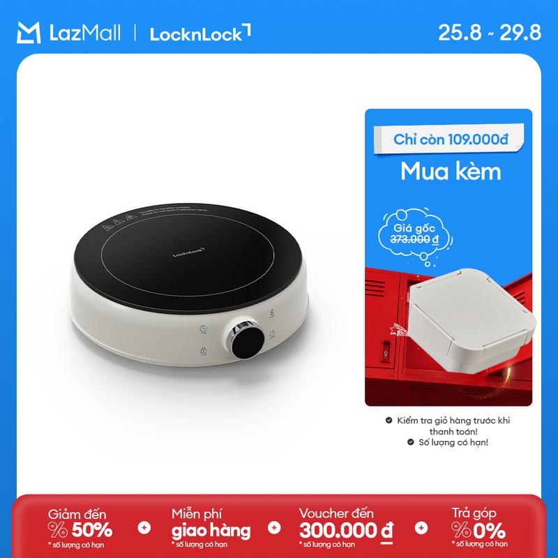 Hàng chính hãng 100% Bếp điện từ mini Locknlock Mini induction cooker EJI126IVY…