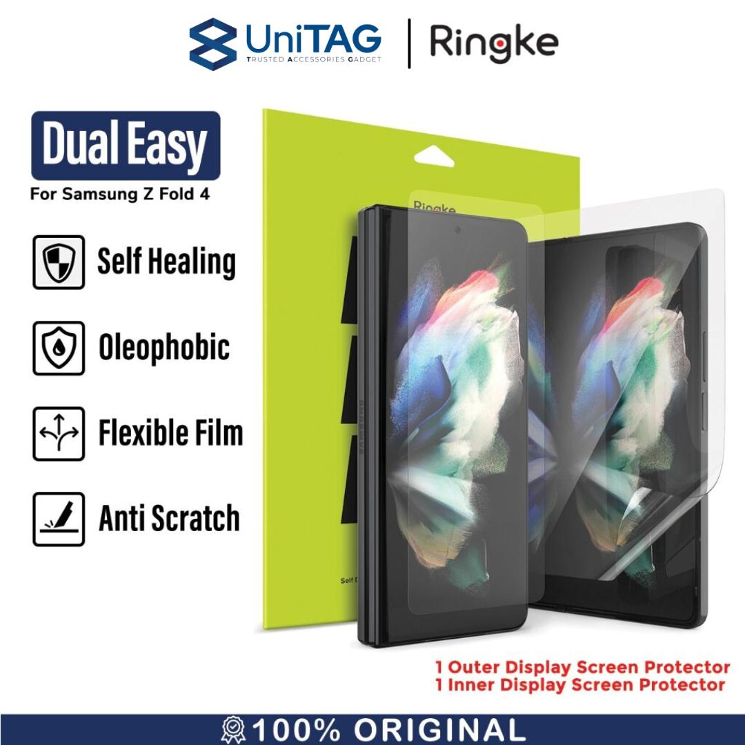 Ringke Galaxy Z Fold 4 Screen Protector Dual Easy Film - (2Pack) D2E047