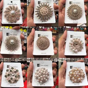 Bros Hijab/Pin Hijab/Bros Mewah dan Elegan/Bros Hijab Import Mewah/Bros Pin/Bros Dada Mewah dan Elegan/Pin Bros Clips Aksesoris Muslim Peniti Kerudung Wanita