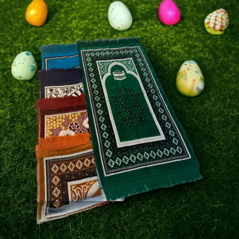 Sajadah Nurtex Spigel Midi Turkey  55 x 105 cm muslim Turki Motif Umroh Traveling Haji Lembut Nyaman 4