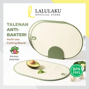 Cutting Board Talenan Dapur 2 sisi Talenan Potong Daging Buah Sayur Berkualitas Antislip Anti Jamur