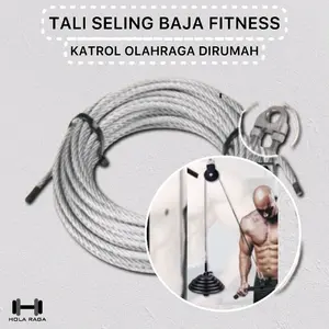 Tali Seling Baja Katrol Beban Alat Olahraga