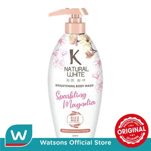 K Natural Bodywash White Magnolia Bottle 500 Ml