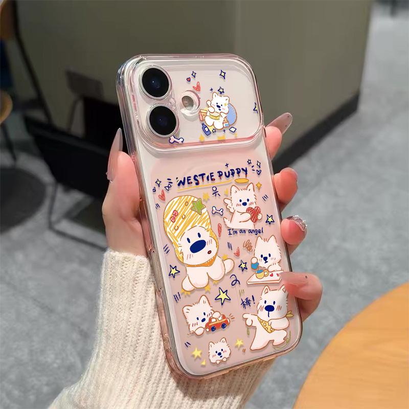 Ốp Lưng iPhone Trong Từ Tính Lấp Lánh Cute TDCase M65
