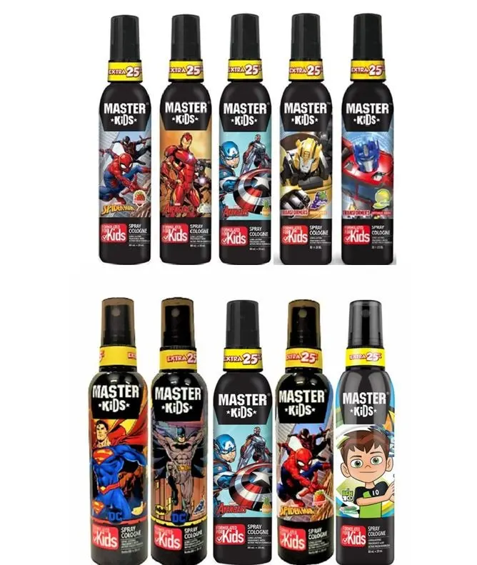MASTER KIDS SPRAY COLOGNE 80+20ML ALL VARIAN AROMA PARFUM SEMPROT ANAK ALL VARIAN AROMA 1PCS
