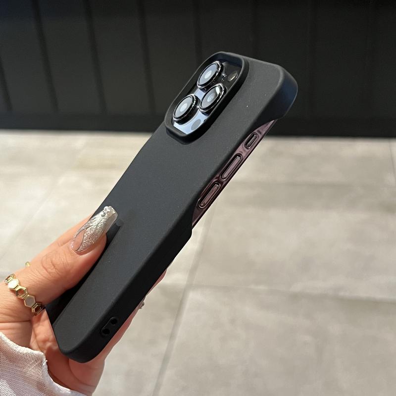 Product Introduction of New Style Half Pack Anti Fingerprint Solid Color TPU Phone Case For iPhone 16 Pro Max 15 14 13 12 11 Shockproof Soft Shell Cover 9