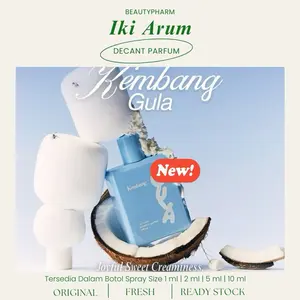 (Decant) Kembang Gula by Iki Arum Extrait De Parfum Decant  Wangi Tahan Lama Parfume Wanita Sweet Cewek
