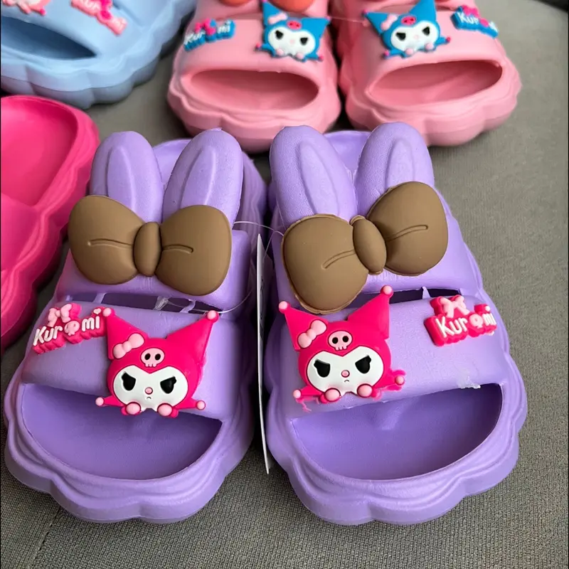 SANDAL SLOP ANAK COEWY KUROMI KELINCI CEWEK PEREMPUAN 5