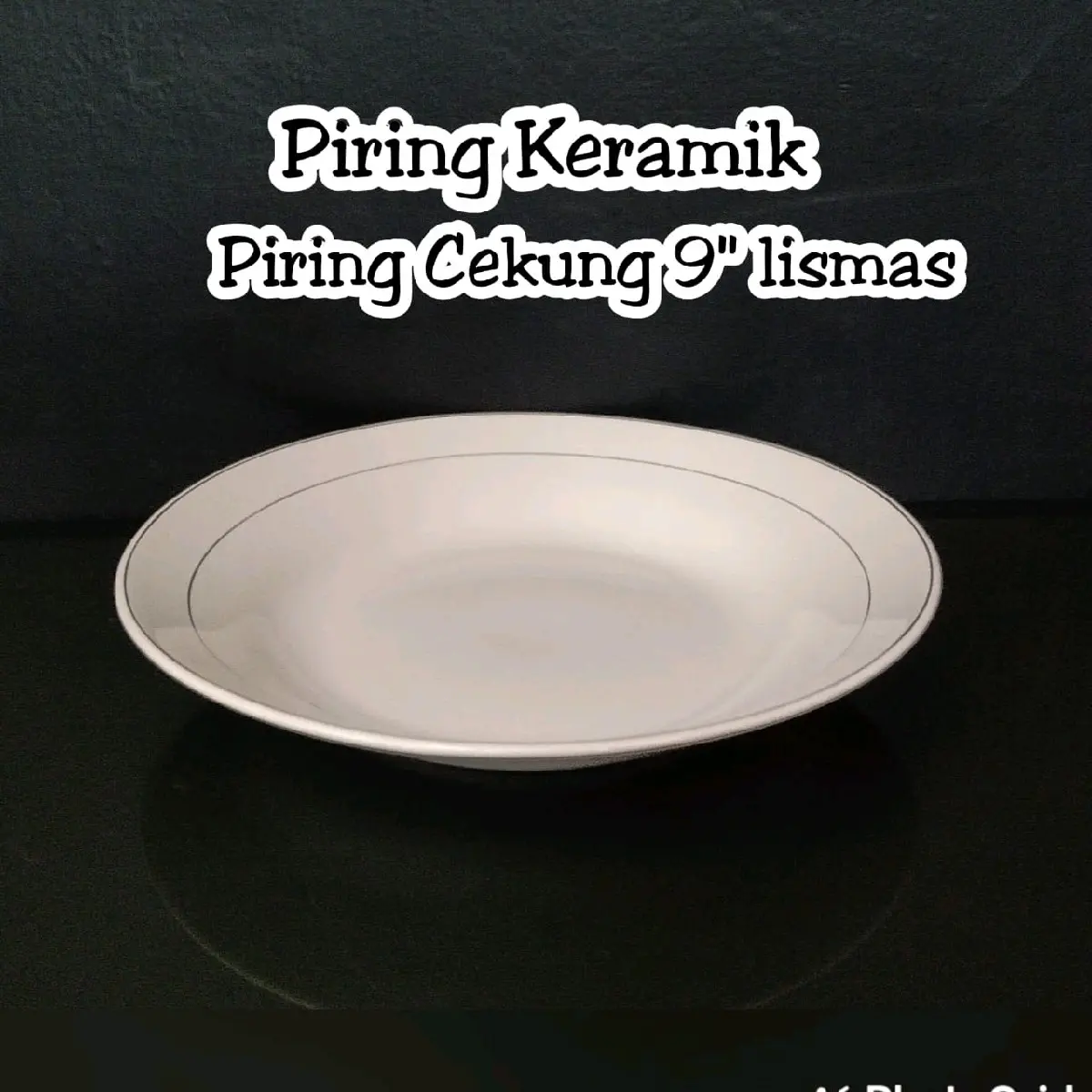 Piring Makan Keramik Piring Keramik Piring Prasmanan 9 inch Motif Lismas