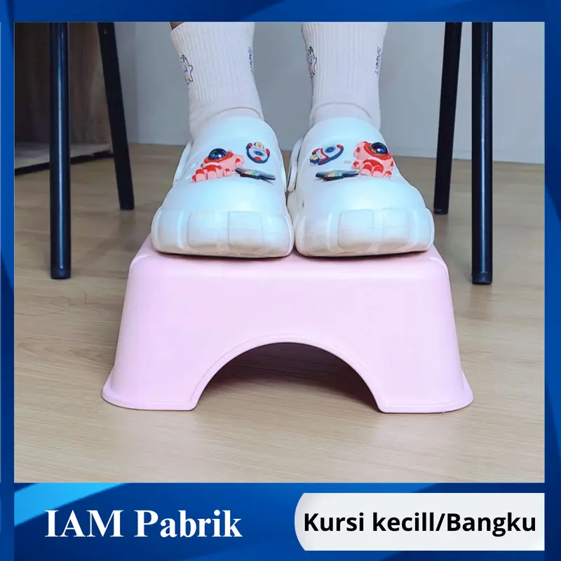 [COD] Kursi Indoor Kecil / Bangku Kaki / Chair Kursi Cuci Tebal Multifungsi Plastik Motif Abjad Lucu Dan Minimalis Furniture 0