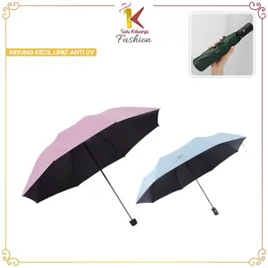 C432 Payung Otomatis Buka Tutup Lipat Anti Panas UV Elegan Korea