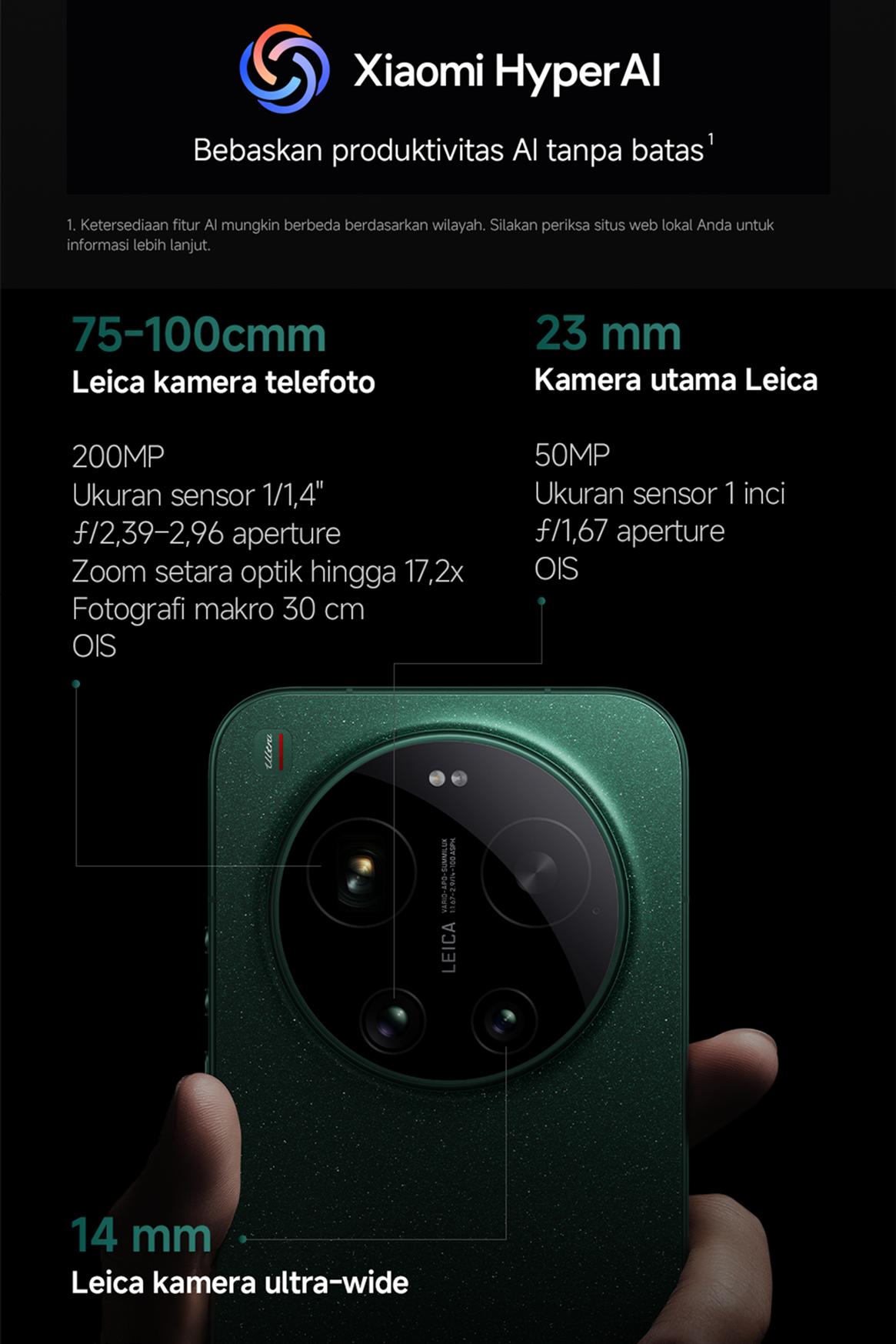 Xiaomi 17 Ultra (16GB/512GB) (16GB/1TB) Leica 200MP 75–100mm Telefoto | Kamera Ultra Dinamis 1 Inci Leica | Sistem Optik Leica UltraPure | Baterai Xiaomi Surge 6000mAh (typ) | Platform Mobile Snapdragon 8 Elite Gen 5  [Xiaomi Official Store]