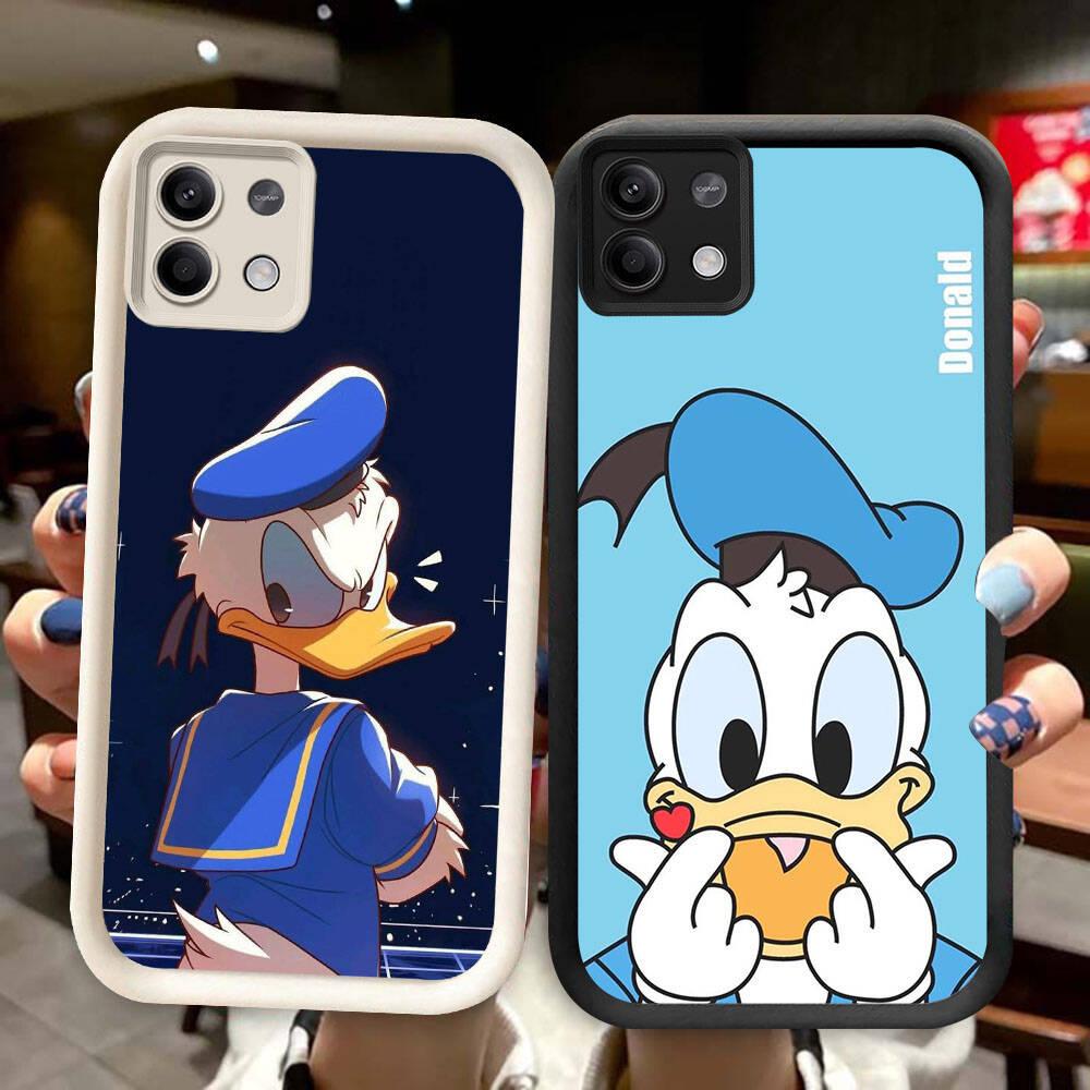 KD-13 Donald Duck Luxury Casing untuk Redmi A1 A2 13C 15 K60 Note 13 Ultra Pro Plus
