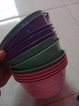 Product Review of (12 PCS) MANGKOK ESTETIK / MANGKOK PLASTIK MURAH / MANGKOK AESTHETIC / MANGKUK SET / UNGU / HIJAU / PINK from Y**i A**i 1