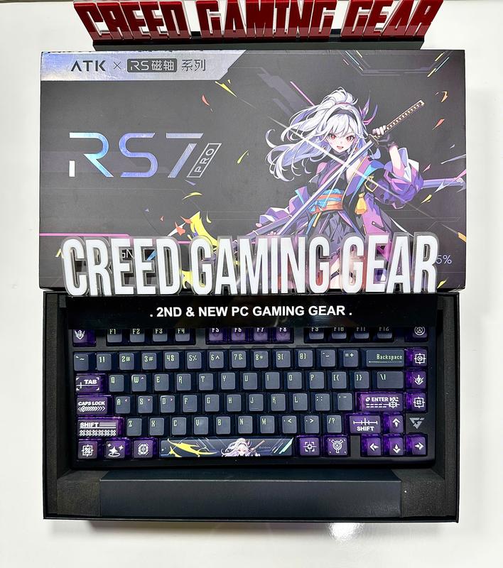 Sẵn ship Bàn Phím Gaming ATK RS7 V2 RS7 RGB Pro Rapid Trigger - Gateron Magnetic Jade Switch - Quick Trigger 8K