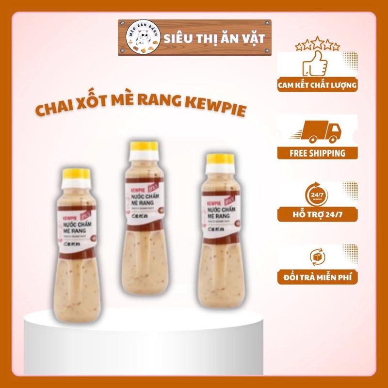  COMBO 3 CHAI SỐT MÈ RANG KEWPIE CHAI 180ML  Nước Sốt Gia Vị   - MÈO BÁN BÁNH HSD 10 tháng Chua 