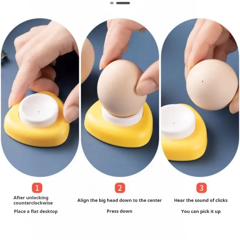 Máy Đục Lỗ Trứng, Máy Khoan Trứng, Kim Nhặt Trứng, Dụng Cụ Chống Bỏng, Thích Hợp Để Luộc Trứng, Kim Hấp Trứng, Kim Nhặt Trứng 2