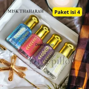 PAKET ISI 4pcs MISK TAHARA , PARFUM WANITA Perfume