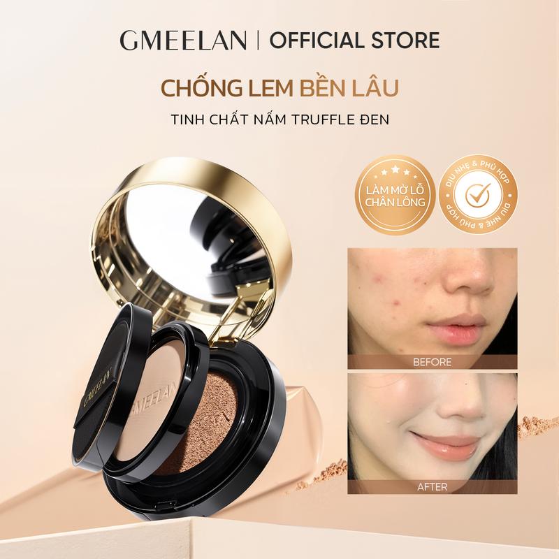GMEELAN CUSHION ZINC PCA NẤM TRUFFLE 7g+10g Hỗ trợ lớp nền mịn mềm và hỗ trợ lâu trôi thấm nước