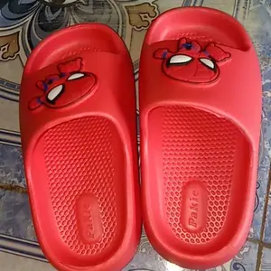 Sendal Selop Slipper Anak Laki-Laki Spiderman  Lucu Anti Licin Non Slip Sandal Main