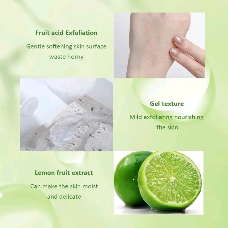OULISI Fruit Acid Exfoliating Gel Facial Mengangkat Kulit Mati Cleanser Muka Mencerahkan Wajah Cleansing Bersihkan Kotoran 7