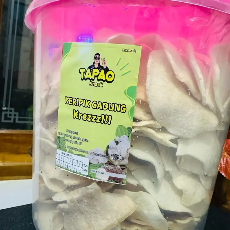 KRIPIK GADUNG TAPAO 800gram 1