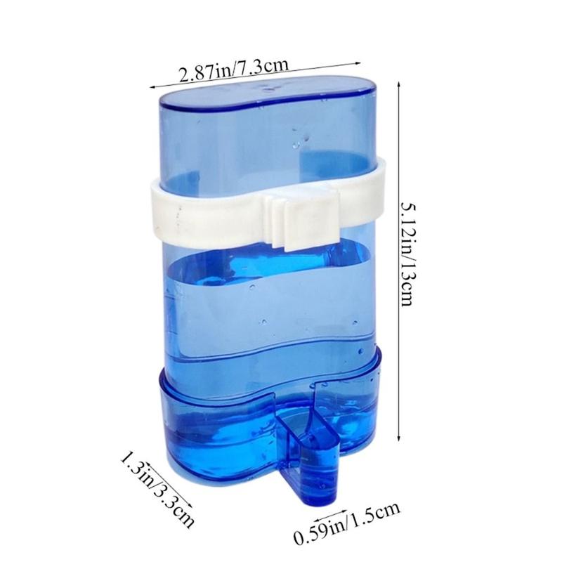 Automatic 1Pcs Bird Cage Accessories Canary Storage Container Cockatiel Bird Water Dispenser Bird Water Feeder Food Feeder Bird Waterer 2