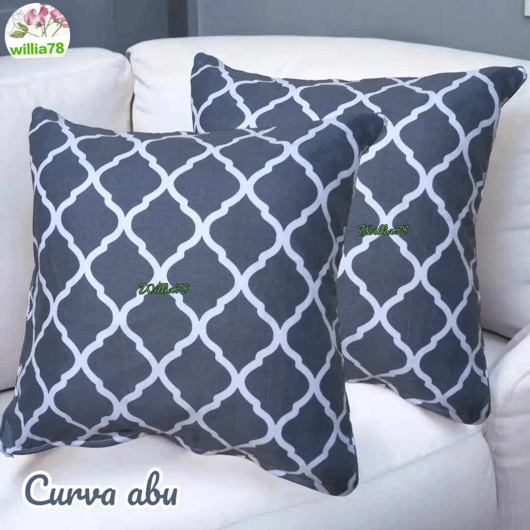 2 SET BANTAL SOFA 40X40. 2 BANTAL+ 2 SARUNG.