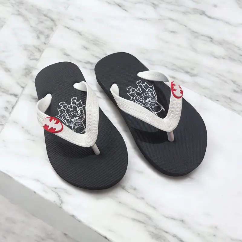 Sandal Jepit Anak Laki-laki Batman Polos Hitam Fashion 6