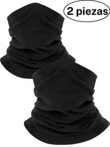 Bufanda de vellón cálida unisex, calentador de cuello suave y esponjoso para invierno, accesorio esencial y cómodo para uso diario para hombres y mujeres