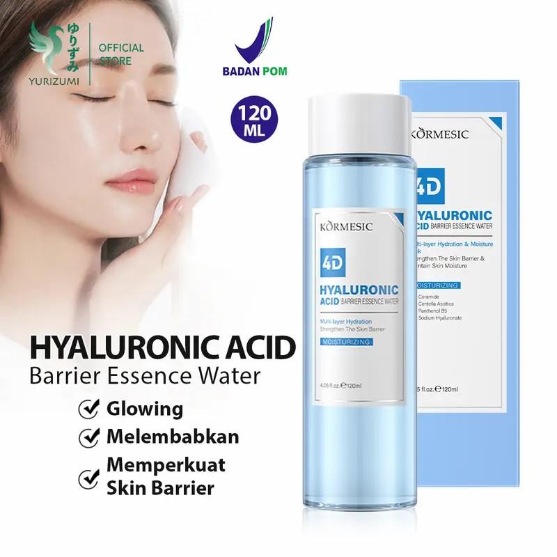 【COD】KORMESIC 4D Hyaluronic Acid Barrier Essence Water,Toner Wajah 4D Hyaluronic Acid Barrier Essence Water 120ml Memperbaiki Skin Barrier Wajah Sehingga Kulit Lebih Sehat