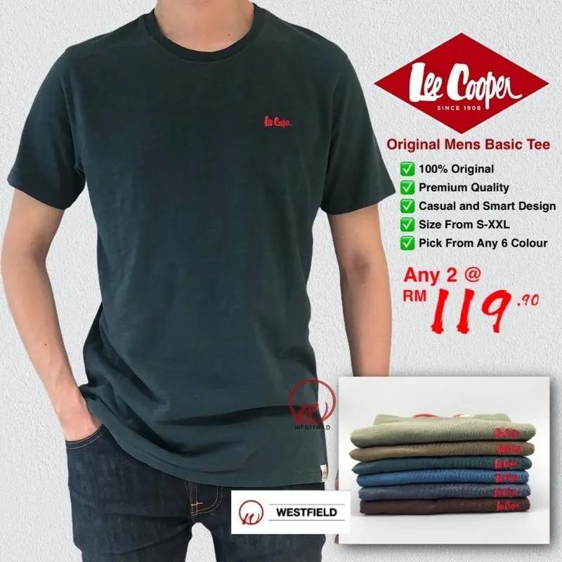 Hàng Mới Về Áo thun LEE COOPER SIGNATURE PREMIUM BASIC EMBROI | Áo thun
