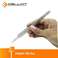 Gambar CELLKIT Pinset Bengkok Stainless Steel T16 7SA Premium Presisi dari CELLKIT Kota Surabaya 4 Tokopedia