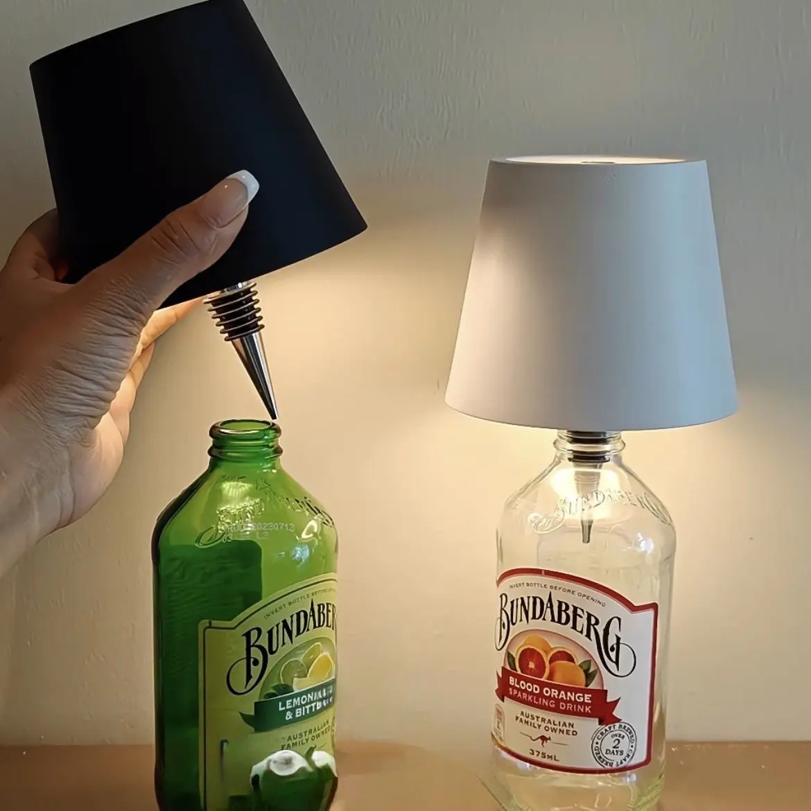 Adjustable RGB LED Bottle Lamp Kit - Transform Empty Bottles into Art, Energy-Saving Embedded Lighting for Restaurants/Bars/Homes + Gift Packaging
