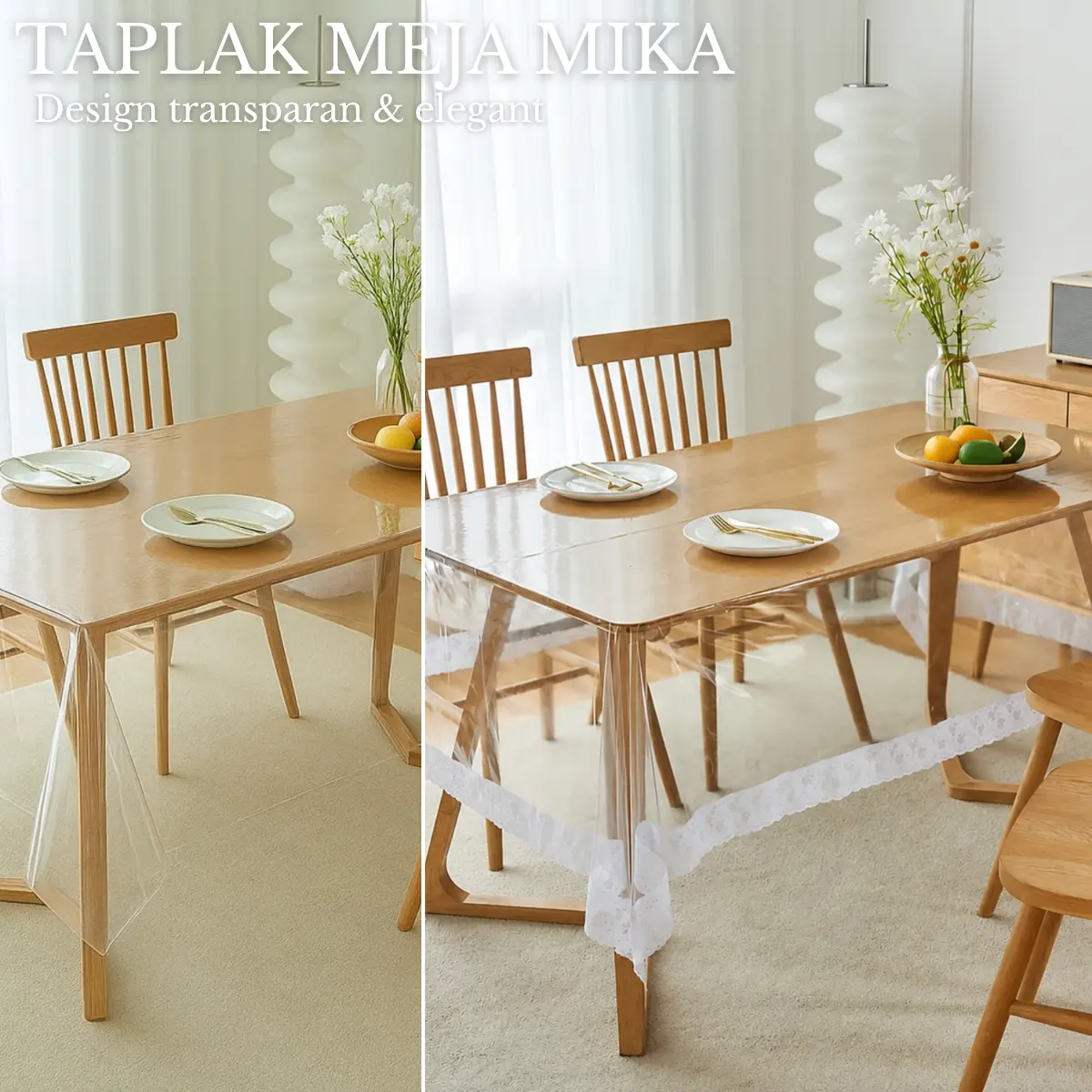 Taplak Bening Mika Berkualitas High Quality Waterproof