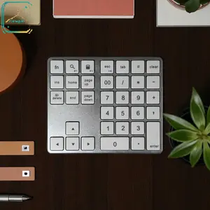 MRSVI Keyboard Numeric Numpad Wireless 2.4GHz Bluetooth Silent Keypad - K35