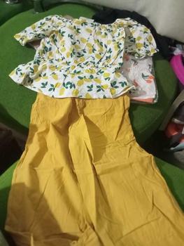 Product Review of Baju setelan anak perempuan bahan:katun-pakaian anak cewek 2-13th Celana Set Fashion from D**🐝 3