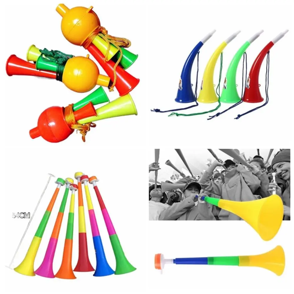 Horn Plastik, Alat Peraga Horn Tiup, Mainan Pembuat Ketawa, Vuvuzela, Mainan Tanduk Boleh Tanggal, Sesuai untuk Permainan Bola Sepak, Mengisi Minyak