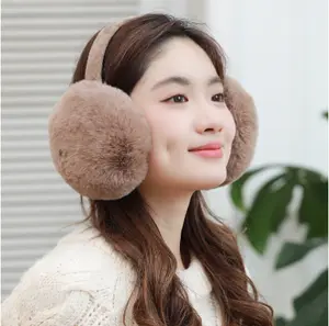 Pelindung Telinga Musim Dingin  Winter Earmuff Wanita  Lembut bisa dilipat