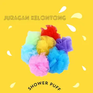 1 PCS JARING MANDI TEBAL / JARING BESAR / SHOWER PUFF 30 GRAM