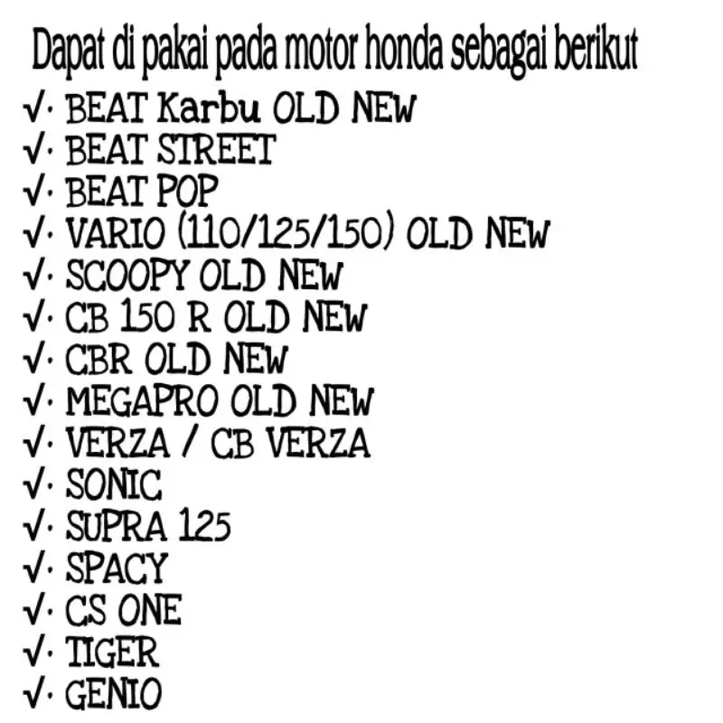 Kunci Duplikat Beat Kiri Bahan Kunci Beat Vario Scoopy Spacy Vario 125 150 Megapro Verza Sonic 3